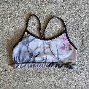 Lululemon Flow Y bra Unicorn Tears size 4